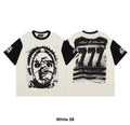 Hellstar "Path 2 Paradise" 777 Hockey Jersey Tee – White/Black