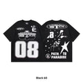 Hellstar "Path to Paradise" 08 Jersey Graphic Tee – Black