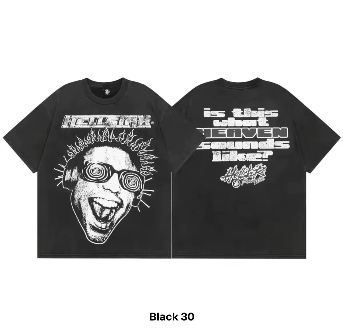 Hellstar "What Heaven Sounds Like" Graphic Tee – Black